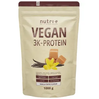 Vegan 3K Protein Vanilla-Toffee Pulver 1000 g