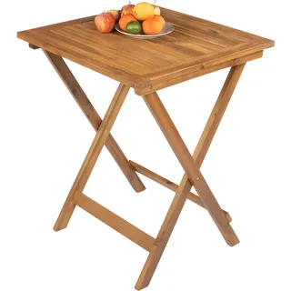 SAM® Balkontisch Akazie 60 x 60 cm klappbar BLOOM - Beige