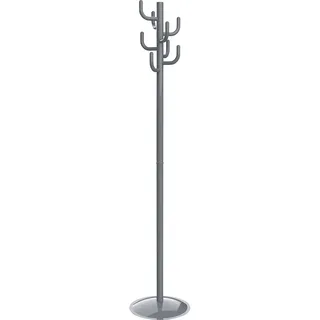 Maul Garderobenständer MAULpolaris Lite 36,5 x 177 cm Grau