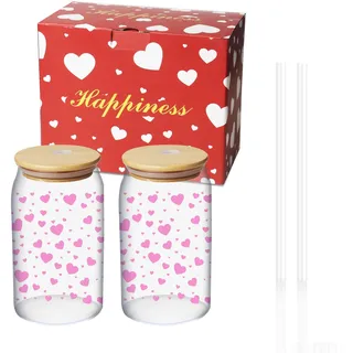 Widisun 2 Stück Unzerbrechlich Weinglas Set Rosa Gläser Ohne Stiel Personalisierte Weinglas Set Whisky Gläser Set für Whiskey Saft Milch oder andere Getränke