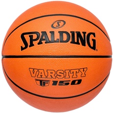 Spalding - Varsity TF-150 - Klassische Farbe - Basketballball - Größe 7 - Basketball - Zertifizierter Ball - Material: Gummi - Outdoor - rutschfest - Hervorragender Grip - Sehr widerstandsfähig