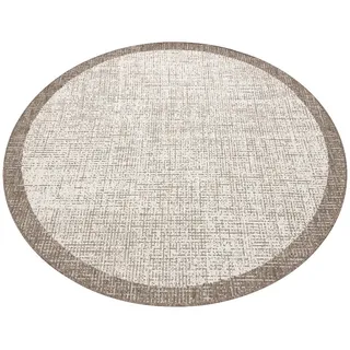 rugsX Teppich Floorlux 160 cm , Beige , Textil , Rund , 160x160 cm , Teppiche und Böden, Teppiche, Teppichläufer, Küchenteppiche