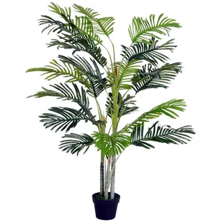 Outsunny Künstliche Palme 150cm mit Pflanztopf