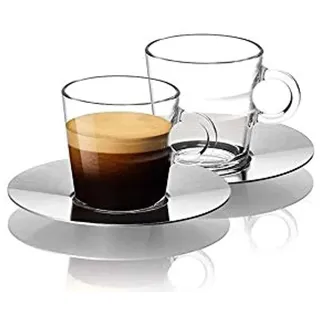 NESPRESSO Espressogläser - 2er Set - Glass Espresso - Espresso Glass Cup 60 ml