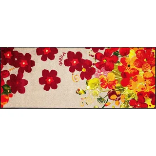 Salonloewe Rosina Wachtmeister Fußmatte Lifestyle Maggio 75x190 cm Flur-Teppich Läufer Wohn-Teppich Blumen bunt