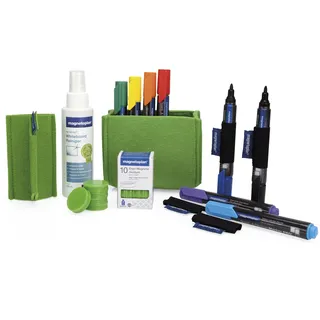 Magnetoplan Whiteboard Zubehör-Set Essential Set Grün