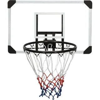 vidaXL Basketballkorb Transparent 71x45x2,5 cm Polycarbonat - Transparent