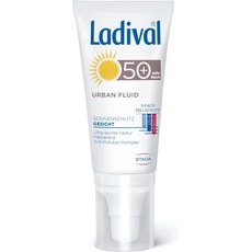 Bild Ladival® Urban Fluid LSF 50 - mattierende Sonnencreme für das Gesicht mit ultra-leichter Textur - für die tägliche Anwendung geeignet - 1 x 50 ml