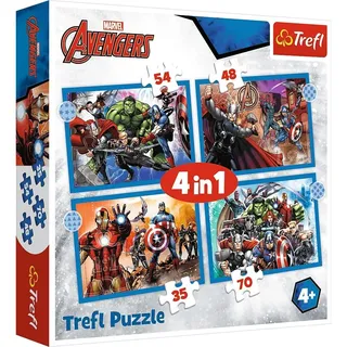 Trefl Trefl- Avengers 4 in 1 Puzzle