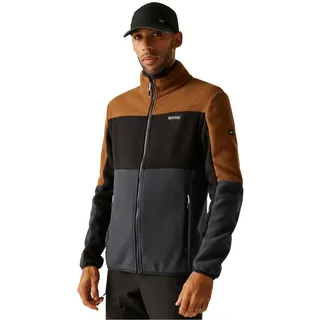 Regatta Ormont Fleece Mit Durchgehendem Reißverschluss - Nut Brown / Black - L