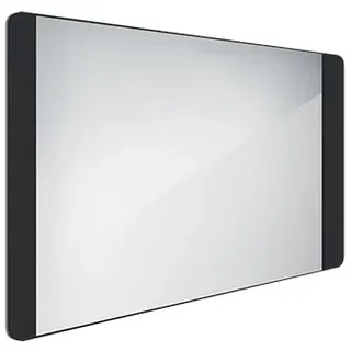 LED-Spiegel für das Badezimmer mit Beleuchtung, Marke Nimco, Farbe Schwarz, Größe 100 x 60 cm, Modellnummer ZPC 42004-90