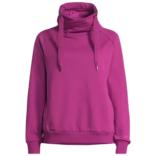 Sweatshirt SALZHAUT "Sweatshirt SCHARNTÜDER", Damen, Gr. XS, lila (plum), Obermaterial: 80% Baumwolle CO. 20% Polyester PES., Sweatshirts Sweatshirt