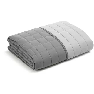 Caleffi Quilt Tagesdecke Modern doppelbett Double Face grau