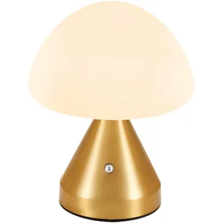 Kabellose Kleine Pilzlampe, Akku Tischlampe Aufladbare for Restaurant Bar Esstisch, Nachttischlampe Touch Dimmbar Bedside Lamp, LED Tischleuchte Ohne Kabel Home Office Schlafzimmer Wohnzimmer Küche