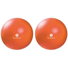 sveltus Gymball 55 cm Erwachsene Unisex Orange (Packung mit 2)