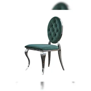 KAWOLA Esszimmerstuhl Linda Velvet Grün