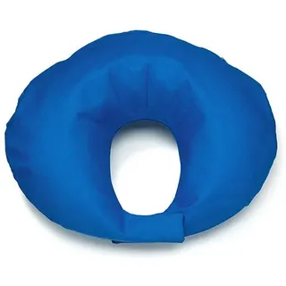 DR. WINKLER Kragenhörnchen aufblasbar mit Bezug ca 42 x 36 cm paisley blau 1 Stück