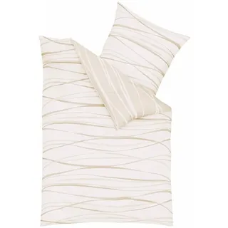 KAEPPEL Motion Mako-Satin creme 135 x 200 cm + 80 x 80 cm