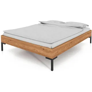 byoak Bettgestell Leon 120x190 Wildeiche , Holz , Echtholz,Eiche , 120x190 cm , Schlafzimmer, Betten