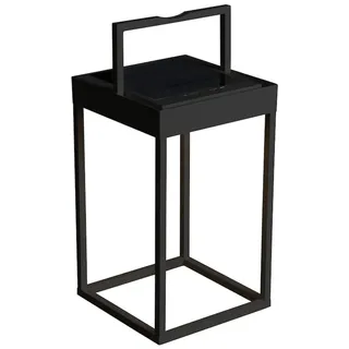 Konstsmide Laterne Aluminium 18,5x15,5x30 cm inkl. Dämmerungssensor schwarz