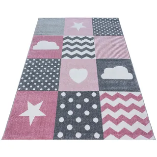 Ayyildiz Kids Kinderteppich 120 x 170 cm pink