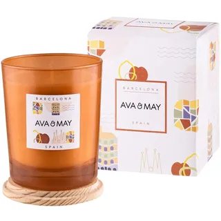 AVA & MAY Barcelona Duftkerze 180 g orange