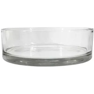 INNA-Glas Glasschale VERA OCEAN, transparent, 8cm, Ø25cm - Obstschale