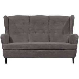 Mid.you Küchensofa , Grau , Textil , Buche , massiv , 176x103x98 cm , Made in Eu , Wohnzimmer, Sofas & Couches, Sofas, 2-Sitzer Sofas