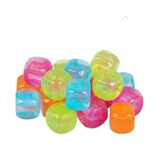 Pack of 20 Reusable Ice Cubes – Multicoloured – Kitchen Tool
