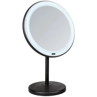 Wenko Kosmetikspiegel beleuchtet Onno schwarz