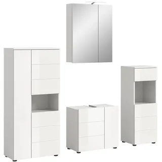 xonox.home Badkombination Vira 5-tlg. Weiß