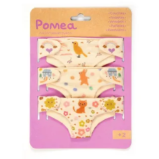 Pomea-Kollektion: 3er-Set Windeln für Babypuppen, Djeco