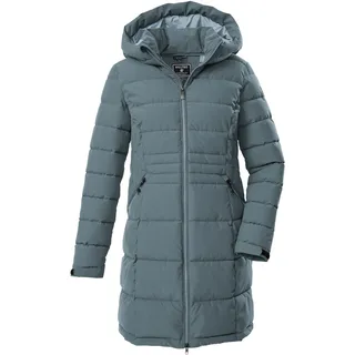 KILLTEC Damen Steppparka/Funktionsparka mit Kapuze KOW 11 WMN QLTD PRK, blaugrau, 40, 43303-000