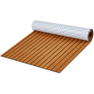 Vevor Bootsboden, EVA-Schaum-Bootsdeck, 2400 x 900 x 6 mm, rutschfester, selbstklebender Bodenbelag, 21600 cm2 großer Meeresteppich für Boote, Yachten, Pontons, Kajakdecks