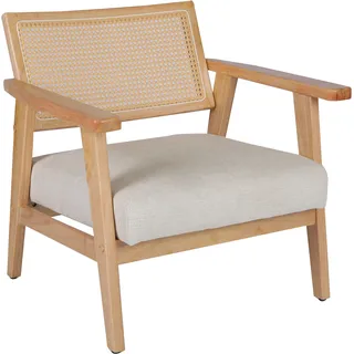 Home Affaire Loungesessel VILLAINE Cord 73 x 72 x 68 cm Beige