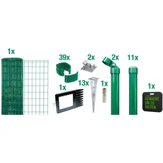 Alberts Schweißgitter »Fix-Clip Pro®«, Höhe: 80-150cm, Gesamtlänge: 10 und 25m, mit Bodenhülsen, grün