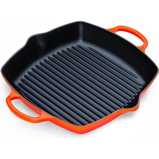 Le Creuset Signature Grillpfanne hoch 30 x 30 cm ofenrot