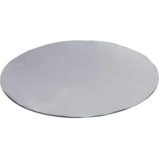 (600g/m2) Runde LKW-Plane/PVC-Plane ohne Ösen (Grau RAL7042, 550 cm) Poolabdeckung Abdeckpane Poolplane Poolunterlage Bache Schutzplane - Grau