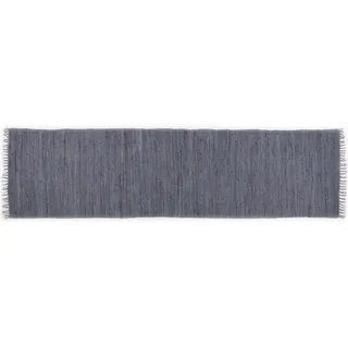 THEKO Teppich Happy Cotton Anthrazit (BT 70x250 cm