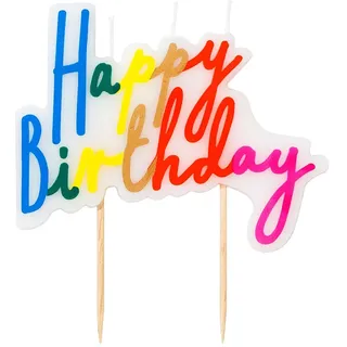 Talking Tables Happy Birthday Candles 8 x 10 cm