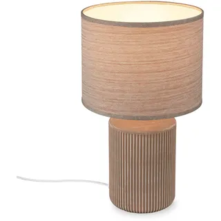 BRILONER LEUCHTEN Tischleuchte "INO Tischlampe", braun, Leuchten, Tischleuchte