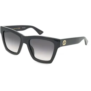 GUCCI GG1714S Damen-Sonnenbrille Vollrand Cat Eye Kunststoff-Gestell, schwarz