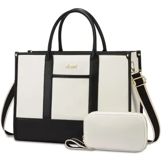 LOVEVOOK Laptoptasche Damen 15,6 Zoll, Wasserdicht Arbeitstasche Aktentasche Handtasche Groß Schultasche Shopper Business Tasche Lehrertasche, Tote Bag Notebooktasche für Büro Uni