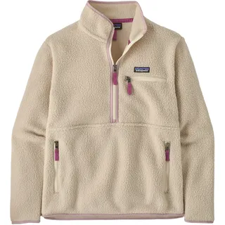 Patagonia Damen Retro Pile Marsupial Fleecepullover Dark Natural L