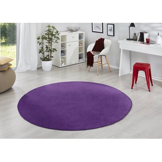 HANSE HOME Fancy Kurzflorteppich 133 cm lila