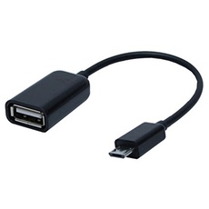 Bild USB-OTG Micro-USB-Stecker B an USB-Buchse A, 0,1m