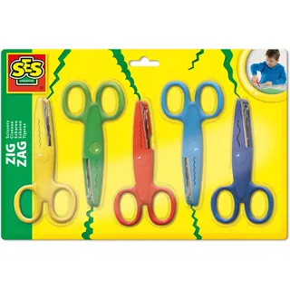 SES Creative Zickzack Scheren 4 versch. Muster