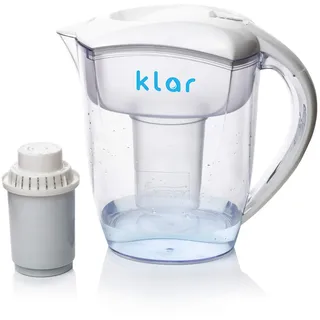 3,5 l Wasserfilter Kanne mit Fluorid Wasserfilter - Wasser Filtersystem Entfernt Fluorid, Blei, Mikroplastik, PFOA, PFAS - Alkalischer PH-Wert von Klar Water