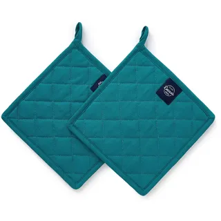 Encasa XO Topflappen, Hitzebeständig & Dick 8" Azulblau