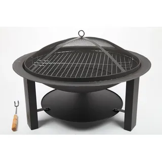 point-garden Feuerschale 73cm Gartengrill Grill Gußeisen massiv